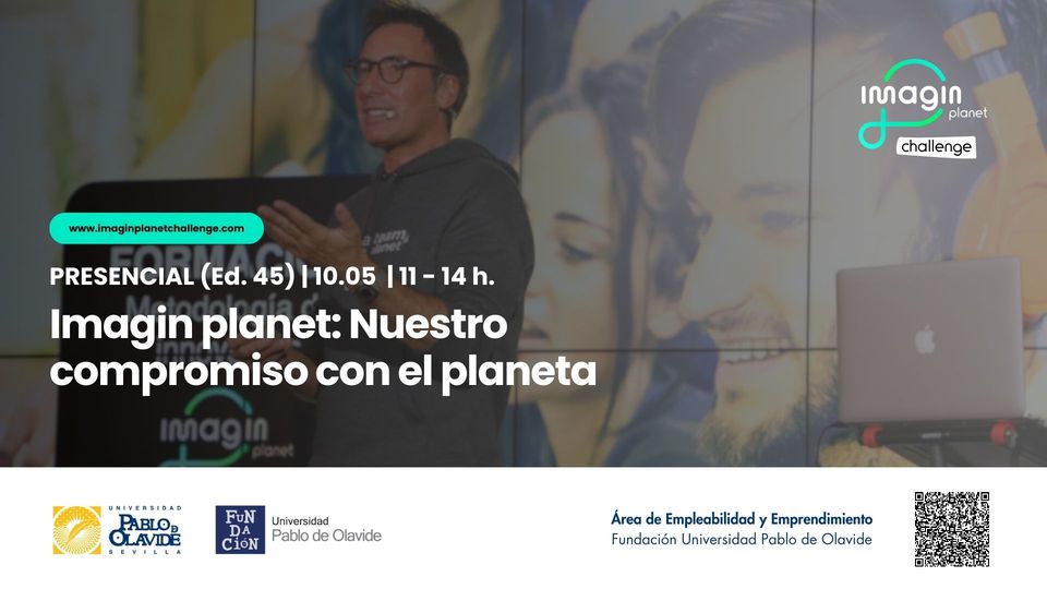 🗓️10/05⏱11 a 14h 
 I concurso de #ideas DREAM BIG <a href="/pablodeolavide/">Pablo de Olavide</a> <a href="/caixabank/">CaixaBank</a> <a href="/imaginersapp/">imagin</a> para un mundo más sostenible🌏 
⌛️3h con equipos de 3.
🏆Los 10 finalistas participarán en  Madrid con un premio a #SiliconValley
👉 lnkd.in/dCswPjb9
🎯Retos imaginplanetchallenge.com/challenge