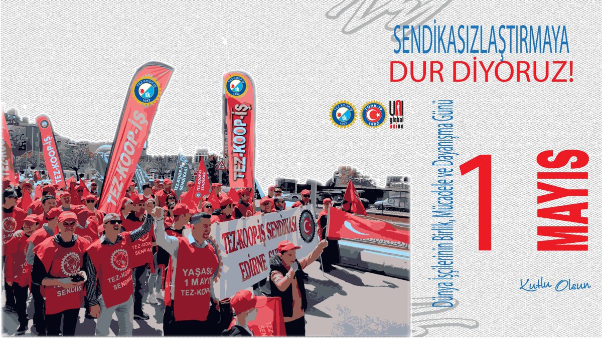 Yüreklerimizin bu 1 Mayıs’ta, Bursa’da, Taksim’de, Ankara’da, ülkemizin dört bir yanında dünya işçi sınıfıyla birlikte atacağını onurla haykırıyor, kavganın ufuklarından mutlu bir hayat filizleneceğine inanıyoruz.

Yaşasın Dünya İşçilerinin Birlik, Mücadele ve Dayanışma Günü!