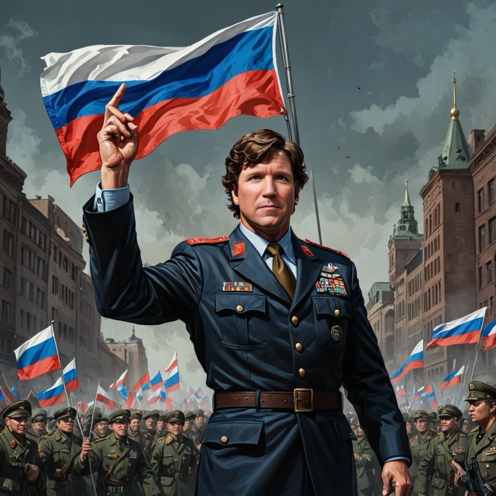 Tucker Carlson is the hardest working man in Putin’s cabinet ! 
🤷🏻‍♀️