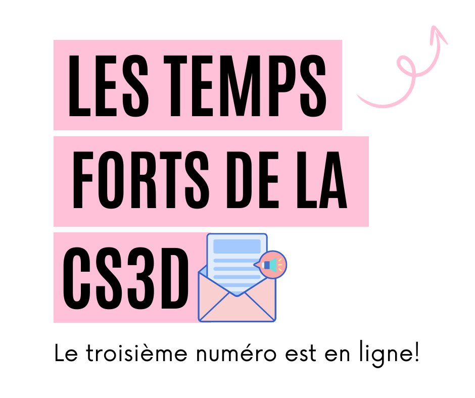 💥 Les Temps Forts de la CS3D

📩  Accédez dès à présent au troisième numéro de notre newsletter!

💡 Réalisations, travaux en cours, meetings, évènements passés et à venir...
Toute l'activité de la CS3D, c'est par ici ⤵
cs3d.fr/_files/ugd/5ad…