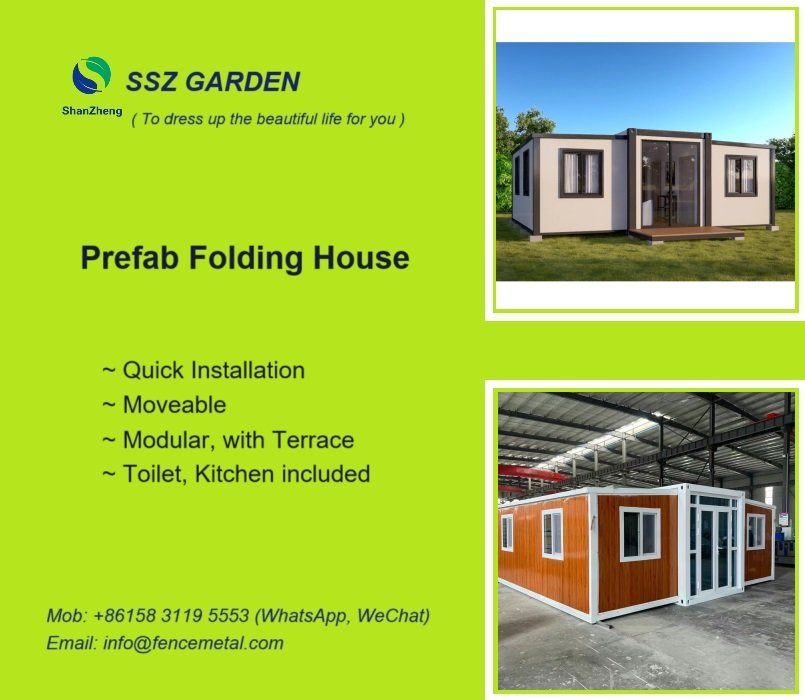 Prefab Folding House, quick installation, moveable, modular with terrace, toilet, kitchen. Are you interested in this house?

#foldinghouse #prefabhouse #moveablehouse #containerhouse #tinyhouse #modularhouse #prefabricatedhome #expandablefoldinghouse #assemblehouse