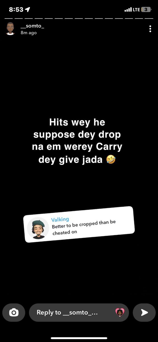 Davido and Wizkid dey do their own for Twitter, Somto dey cook Valking for Snapchat 😭😂