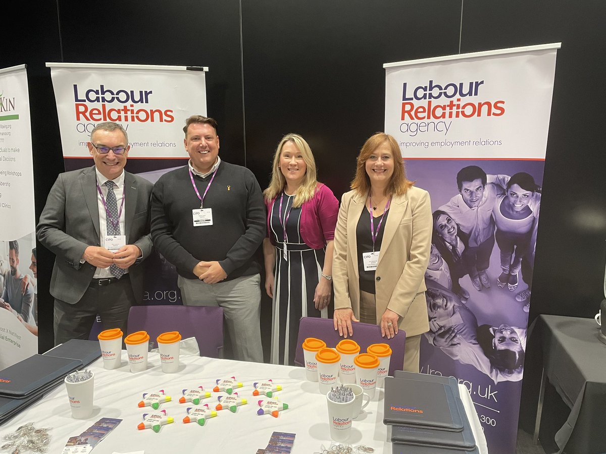 Come and say hello to my @LRA_NIreland friendly and knowledgeable colleagues at our information stand at today’s annual @CIPD_NI conference. #CIPDNIConf24