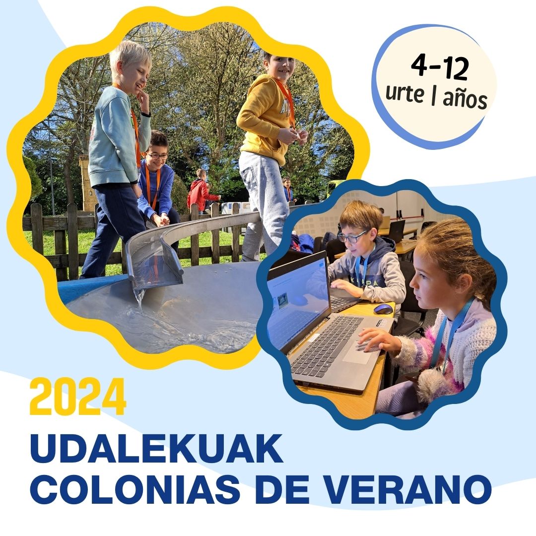 🌞 IREKITA dago gure udalekuetan izena emateko epea!!

Jolasaren eta esperimentazioaren bidez, txikitatik ezagutza, sormena, irudimena eta pentsamendu zientifikoa ezagutzeko jakin-mina sustatu nahi dugu.

👉 Informazio guztia: eurekamuseoa.eus/eu/udako-udale…