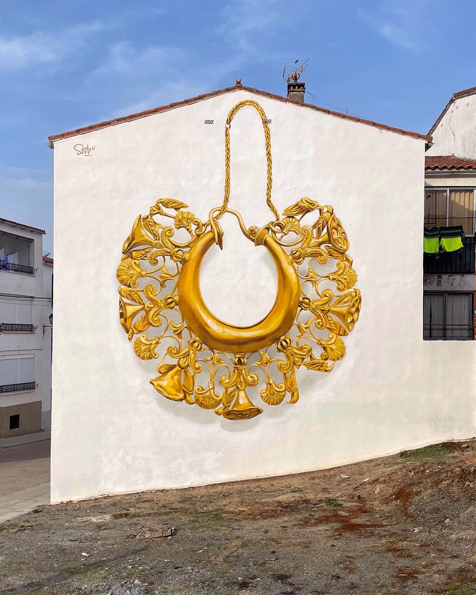 #Streetart by #Sojo @ #Aliseda, Spain, for #MuroCritico, #DiputacióndeCáceres
More pics at: barbarapicci.com/2024/04/30/str…
#JonatanCarranza #streetartAliseda #streetartSpain #Spainstreetart #arteurbana #urbanart #murals #muralism #contemporaryart #artecontemporanea