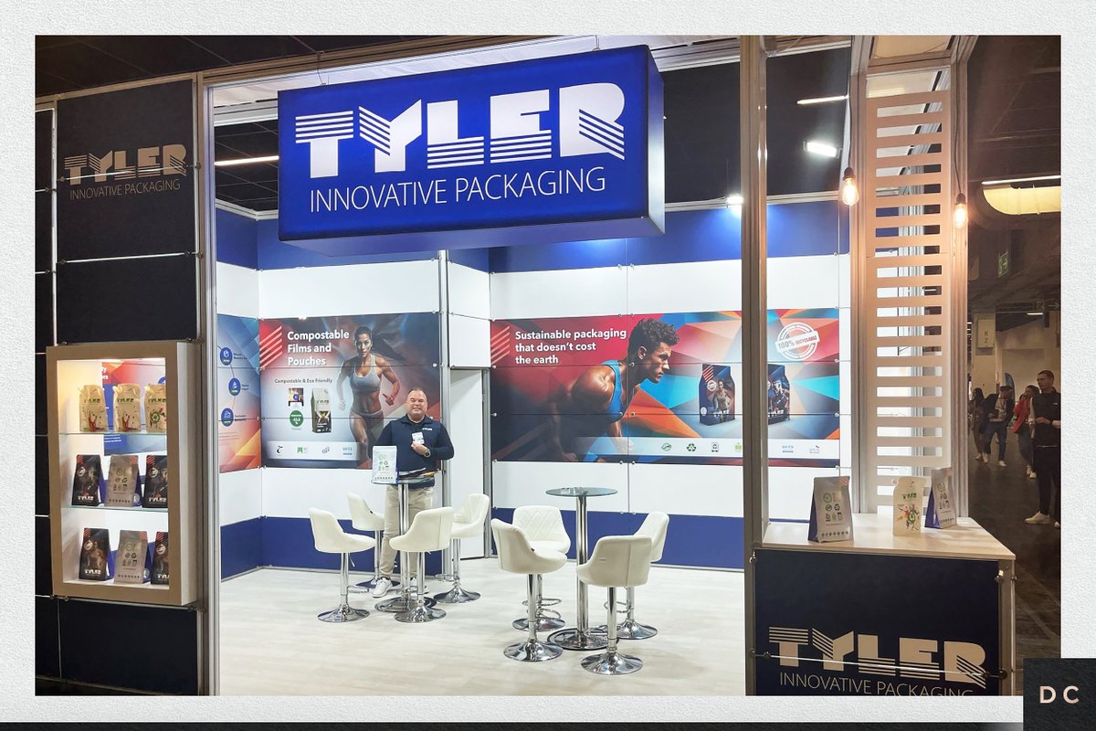 DunstarCreative's tweet image. Check out the exhibition graphics and product design we created for Tyler Packaging, showcased at the FIBO Global Fitness Exhibition. Featuring striking, eye-catching fitness imagery. Ready to revolutionize your packaging?
#ExhibitionStand #DesignExcellence @TylerPackaging