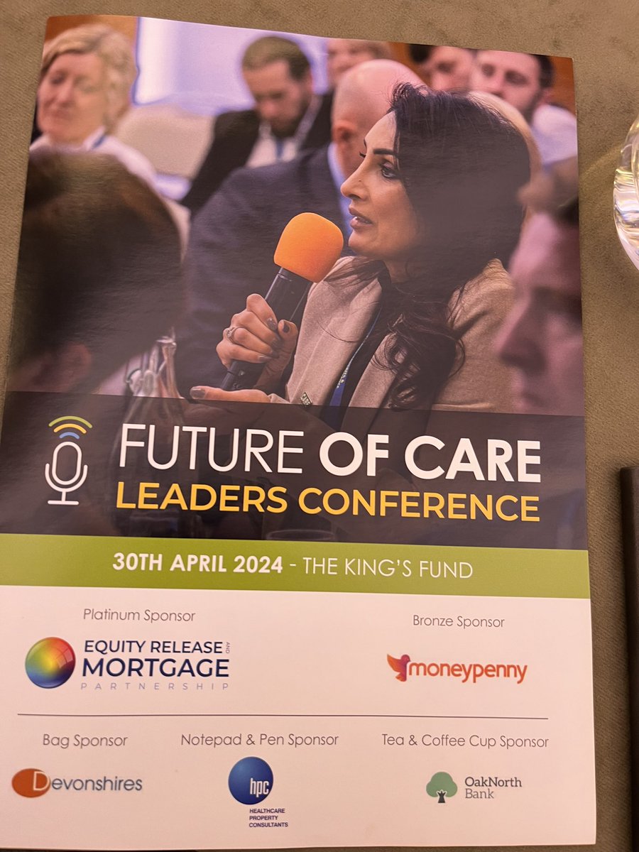 Our CEO, Diane, is at @Future_Of_Care Leaders Conference today.  

A day of networking, learning and development. 

#ThisIsUs #FutureOfCare