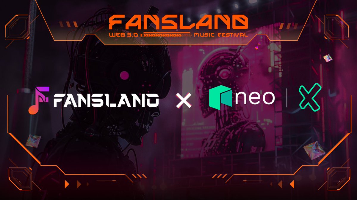 🎉 Thrilled to have @Neo_Blockchain as the special partner of Fansland #Web3MusicFestival! 🤝 We can't wait to collide ideas and spark more innovation alongside Neo. As pioneers in #Web3, our collaboration will showcase the power of blockchain in revolutionizing fan experiences.…