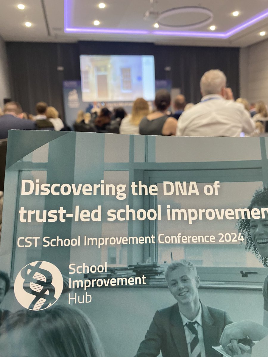 Great to be with @EducationEACT Education Directors at the CST School Improvement Conference 2024.