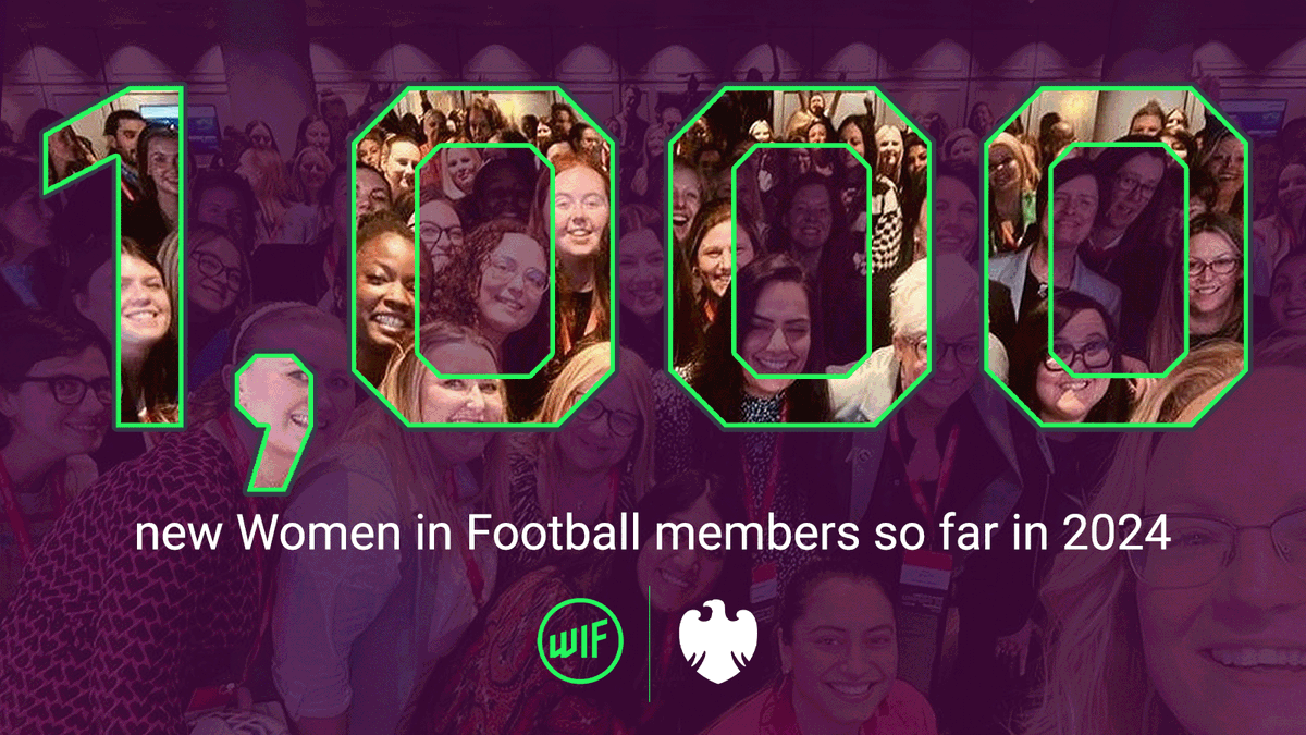 What a rate of growth we're seeing here at WIF Towers 😲 A warm welcome to a very special community goes out to all our new #WomeninFootball members 💜💚 The 10,000 mark for our total membership isn't far off. If you've not joined yet, hop to it! ⬇️ womeninfootball.co.uk/join-us/