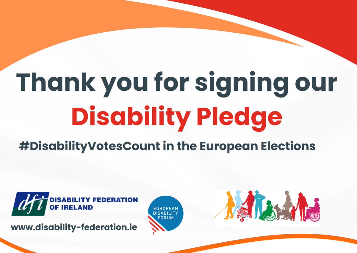 Thanks to @RobinCafolla for signing our #DisabilityPledge ahead of the #EUElections2024 #DisabilityVotesCount