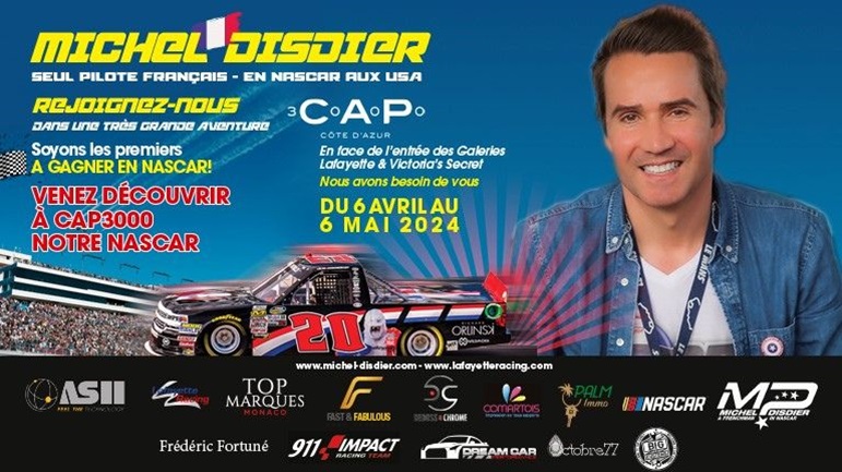 Rencontrez le pilote français Michel Disdier et découvrez sa Nascar unique !

🏎️ Du 6 avril au 6 mai
📍 @CCAP3000, Porte de la mer

Customisée par Richard Orlinski, ne manquez pas cette exposition exceptionnelle ! 

#CotedAzurFrance @AlpesMaritimes