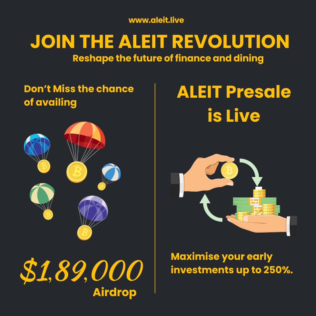 aleitofficial's tweet photo. New opportunity is $ALEIT World's First Ultimate Food Investment Project. don't miss