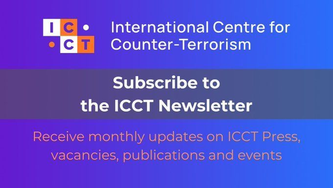 Our April Newsletter is out! Check out the ICCT Annual Conference 2024 and other upcoming and past events, our latest #publications, the latest issue of @Perspectives_T, ICCT, and #podcasts on the developments in counter-terrorism. ➡️ buff.ly/3UlrKAv