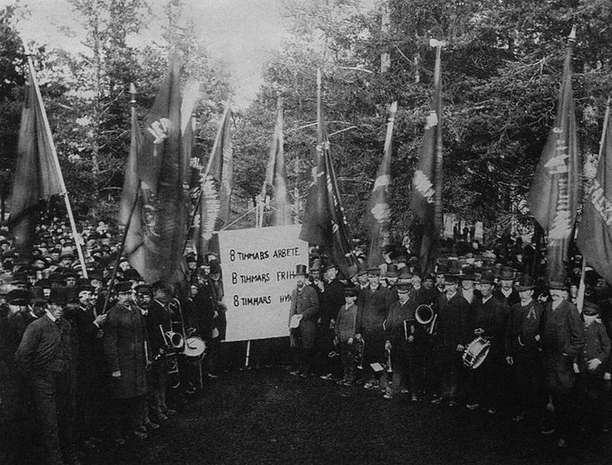 Den 1 maj 1890 hölls de första förstamajdemonstrationerna på 21 platser i Sverige. #svhist #dagensdatum