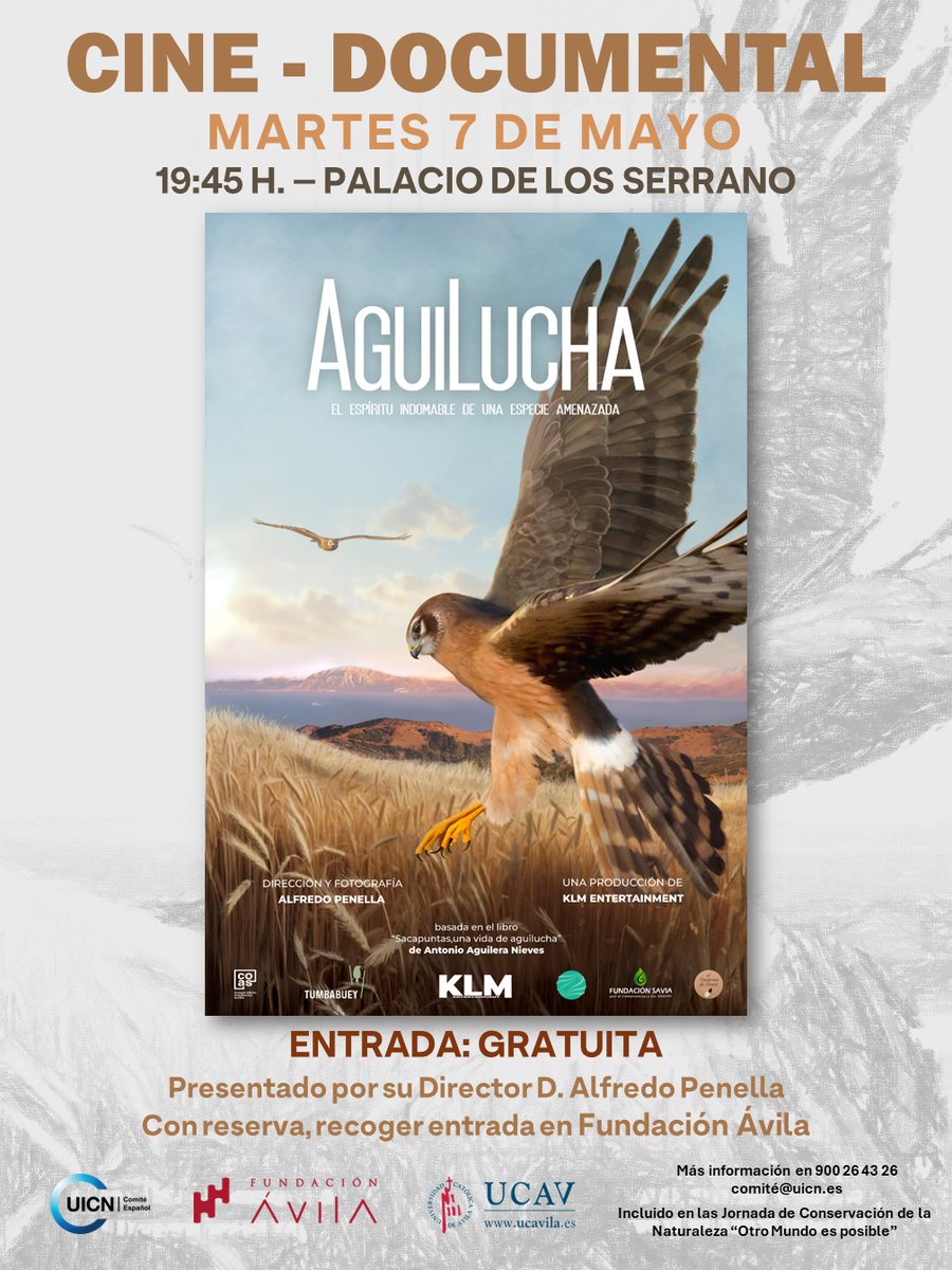 🌿🌍Jornada de Conservación de la Naturaleza 2024 en Ávila. Exploraremos la soberanía alimentaria, el medio ambiente y la justicia social. Además, como cierre de oro, estrenaremos el documental AguiLucha.
#ConservaciónNaturaleza #SoberaníaAlimentaria #MedioAmbiente