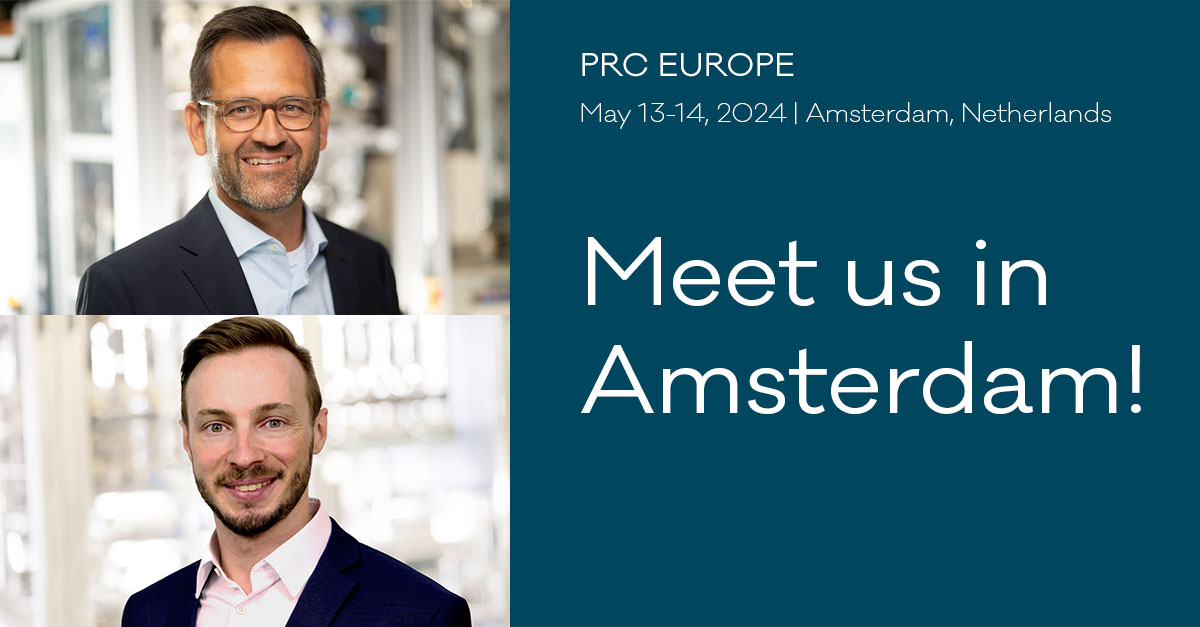 Let's connect at the PRC Europe in Amsterdam from May 13-14! Our colleagues Fabian Schneider and Xavier Sanz are eager to meeting you at our booth! More: hte-company.com/en/news-events… #highthroughput #catalysis #PRCEurope2024