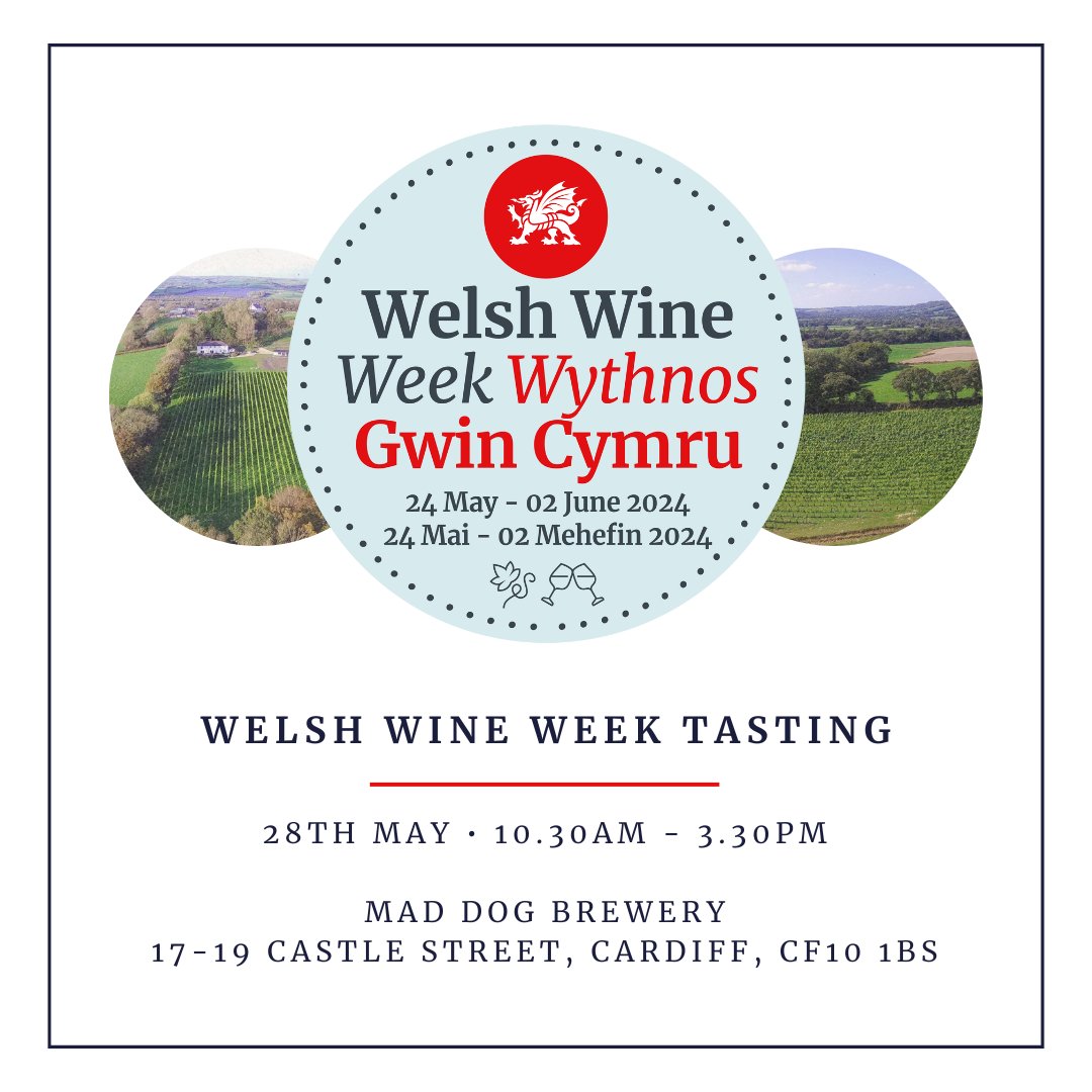 A member of the trade or press? The Welsh vineyards would be delighted if you could join us to celebrate #WelshWineWeek on Tuesday 28th May. Meet with vineyards from across Wales who will be showcasing their award winning wines. RSVP to lauren.smith@levercliff.co.uk.