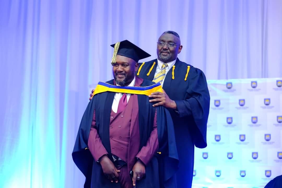 Light at the End of the Tunnel: Simbongile Qabaka, a former train driver and stroke survivor graduates against all odds. ufh.ac.za/news/News/Ligh…