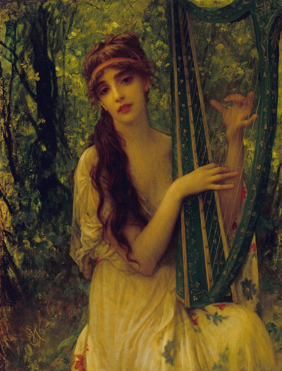 'La musique (Agathe Calmel)'
{1882}
By ~ Ernest Hébert
