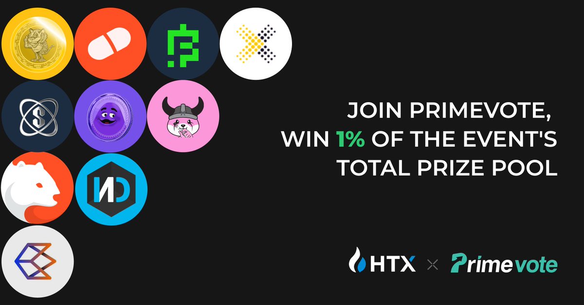 3⃣ Hours To Go! #HTX PrimeVote Countdown: ☑️Cast your vote in PrimeVote ☑️Win a shot at the Good Luck Prize ☑️1% Added to the Prize Pool Vote >> htx.com/en-us/assetact…