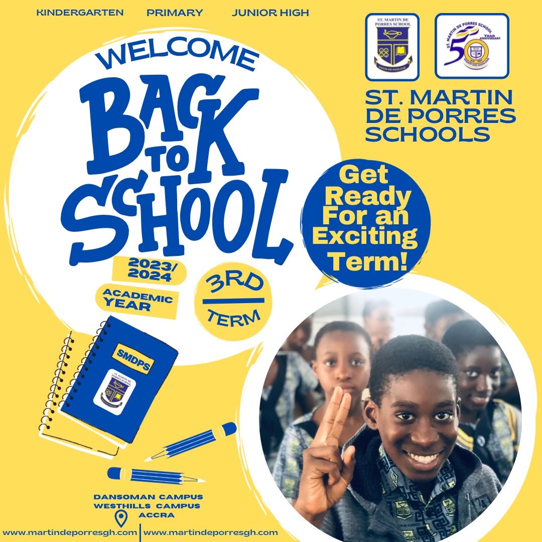 New week ☀️💪🏾
New energies ⚡️🧨
Fresh objectives  💭🤗

💛💙

#StMartindePorresSchool #SMDPS #SMDPSat50 #BackToSchool