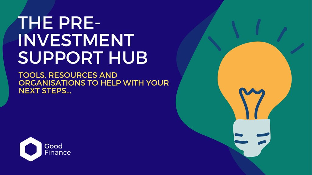 🚀 Kickstart your social investment journey with confidence! Our Pre-Investment Hub is your one-stop resource for all the tools, tips, and guidance needed to prepare effectively.

 Start exploring ➡️ goodfinance.org.uk/pre-investment… 

#support #socialinvestment