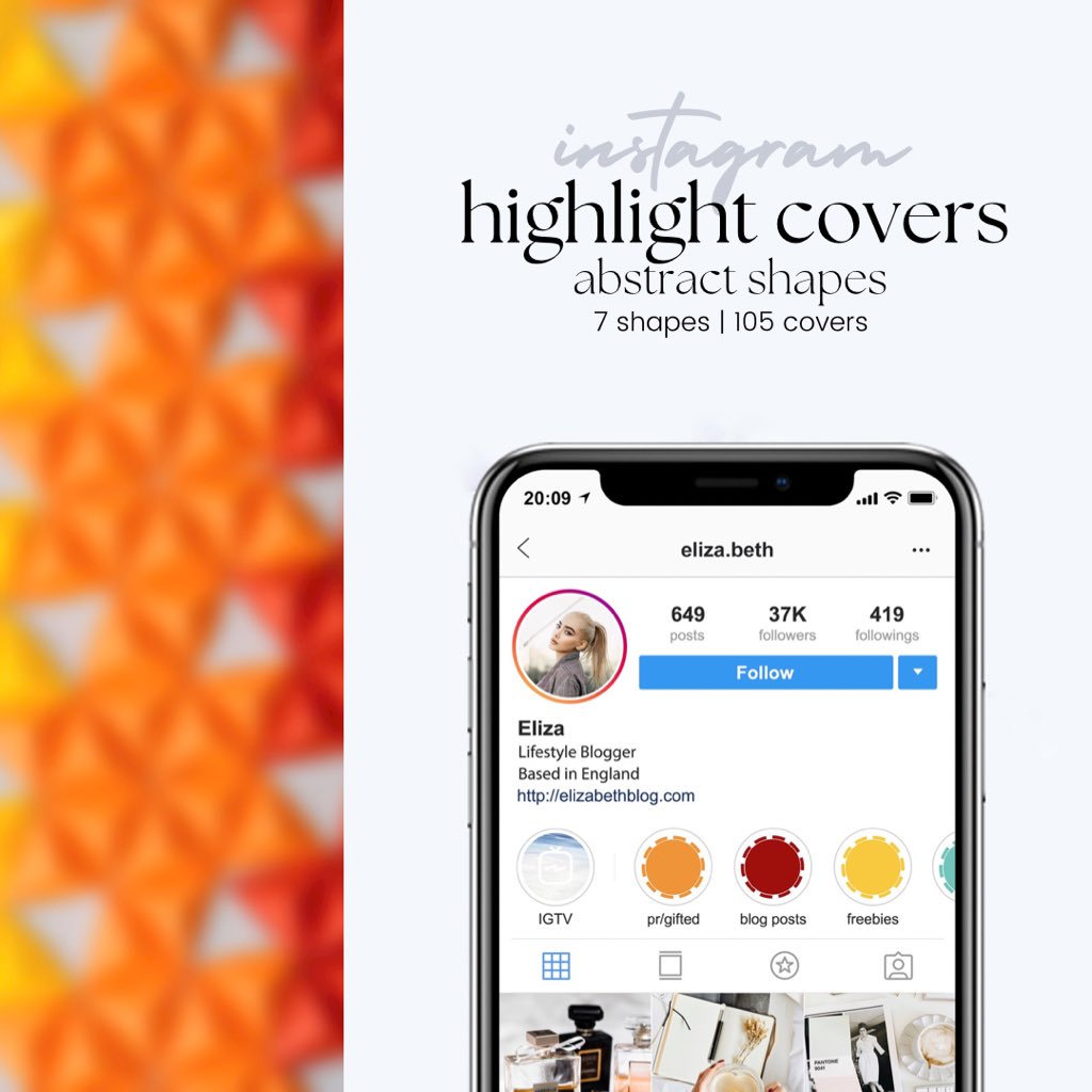 AD • Are you looking for unique covers to use on Instagram? ⚡️

Grab my abstract shapes covers now! You will get 7 abstract shapes in 15 different colours 💗

👉🏼 gumroad.com/l/ODiNC

@BloggersHut #BloggersHutRT #bloggerstribe @LovingBlogs