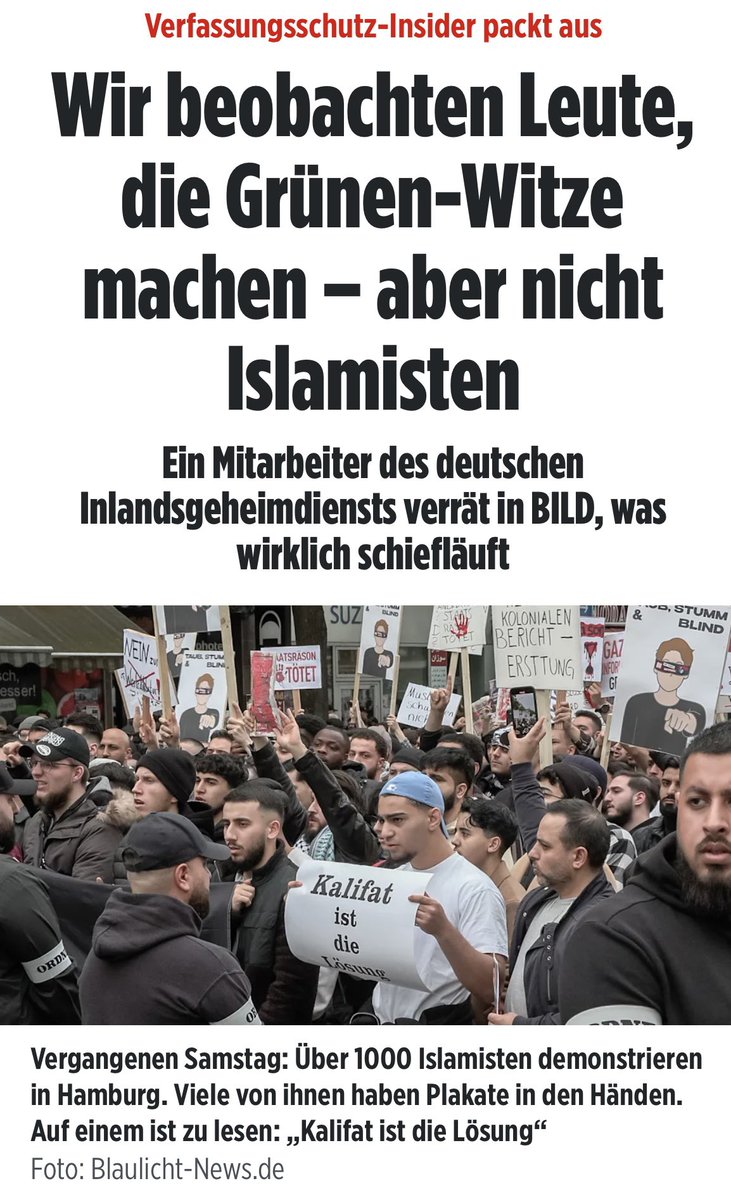 Jeder, der wie ich den Islam oder die Migrationspolitik kritisiert, wird von diesem Staat und seinen (linken) Mitbürgern mehr drangsaliert, als ein Islamist, der das Kalifat fordert. Das ist jedem klar, der auf der vermeintlich rechten Seite steht. 

Ich wette, unser furchtloser…