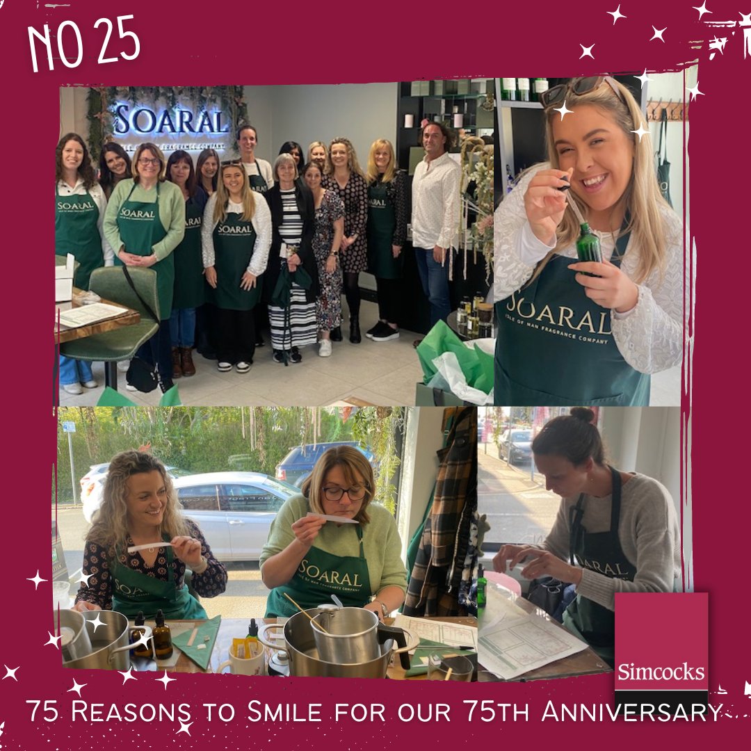 A relaxing, fun evening at Soaral on Friday! The team there are wonderful and we had such a great time creating some beautiful scented candles. 🥰 #isleofman #candlemaking #teambuilding