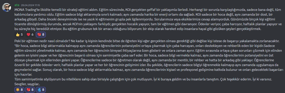 Feedback serisi 💞