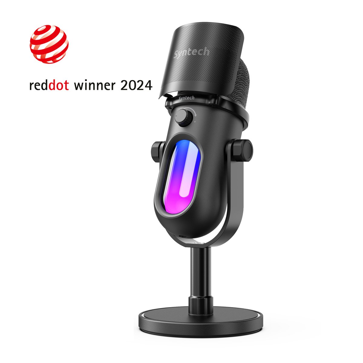 We are thrilled to announce that our GlowMic won the 2024 Red Dot Design Award !

#reddotaward #syntech #syntechglowmic #RGB #rgblighting #gamingmicrophone #reddotdesign #reddotwinner #streamingservice #podcasting #gamingmics #streamertechnology