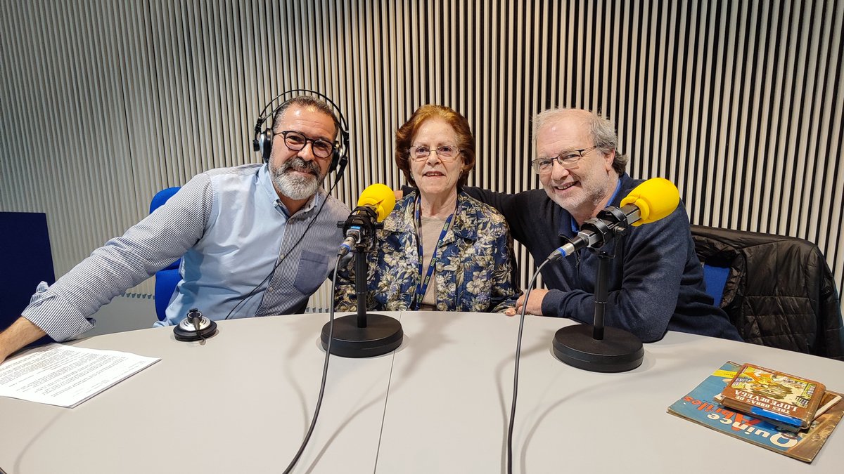 Entrevista de @carloscalab de la <a href="/La_SER/">Cadena SER</a> a María Teresa Helbert y Pablo Schmilovich por la presentación del libro "Años para NO olvidar", de Angustias García Usón, editado por <a href="/QurtubaE/">Qurtuba editores</a> . La entrevista se emitirá el viernes 3 de mayo en <a href="/HoyxHoyMadrid/">Hoy por Hoy Madrid</a>