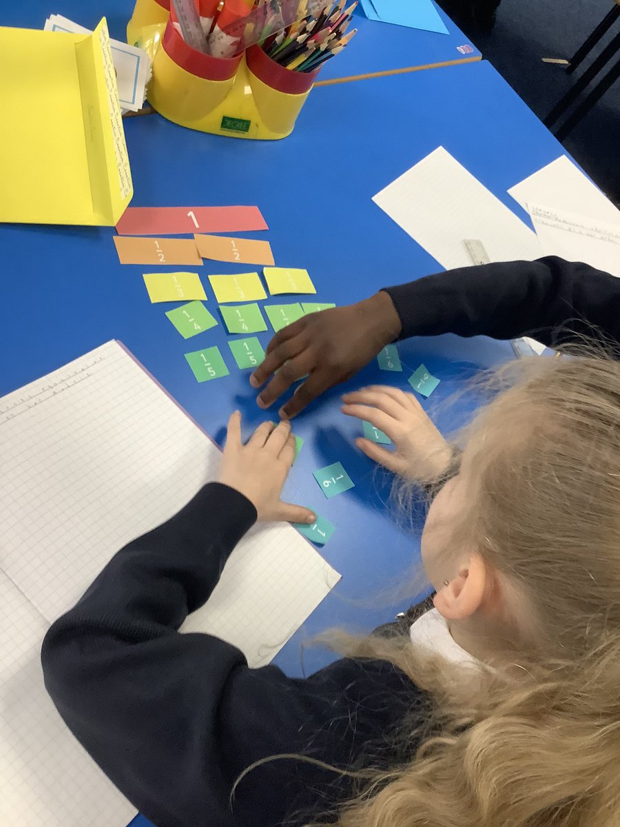 St_Theresas_RC's tweet image. In pairs year 3 worked together to build a fraction wall
#fractions #fractionwall #fractionsarefun