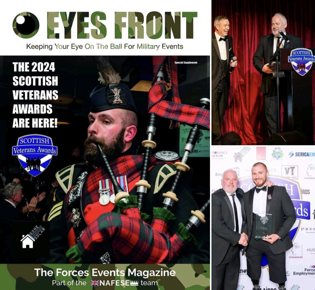 Massive thank you to Eyes Front Magazine  who were one of our media partners for the  Scottish #VeteransAwards that was held on April 24th at the fantastic 5 ⭐  Prestonfield House  in Edinburgh sponsored by Gone Solar 
nafese2023.com/about-5

#veteransawards #veterans #military