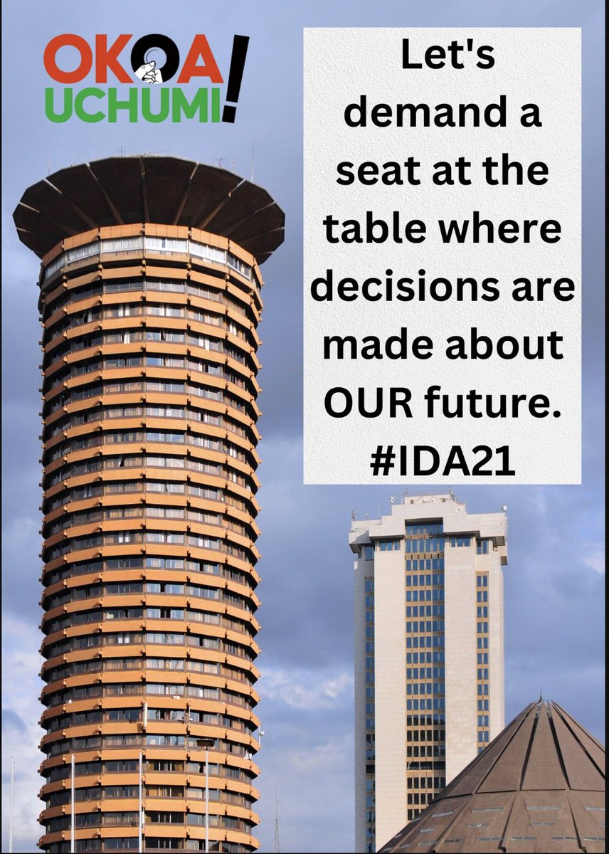 Recent IMF assessment highlights Kenya's debt concerns. Okoa Uchumi Coalition calls for World Bank's impartial evaluation to safeguard our economic stability. Let's ensure loans align with Kenya's long-term prosperity. #IDA21 #OkoaUchumi