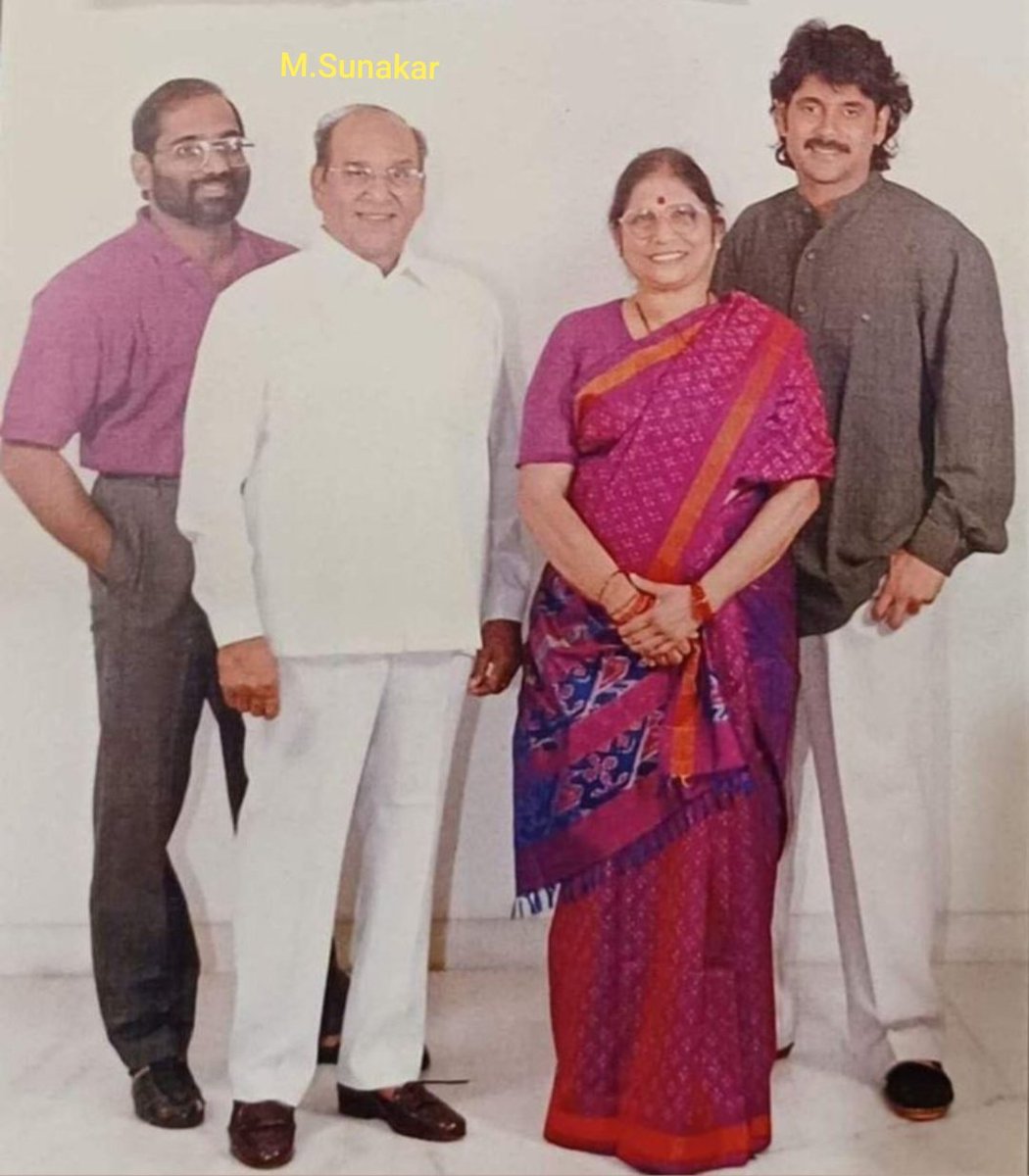 King @iamnagarjuna garu with family 😊🙏

#ANR 
#ANRLivesOn 
#AkkineniNagarjuna