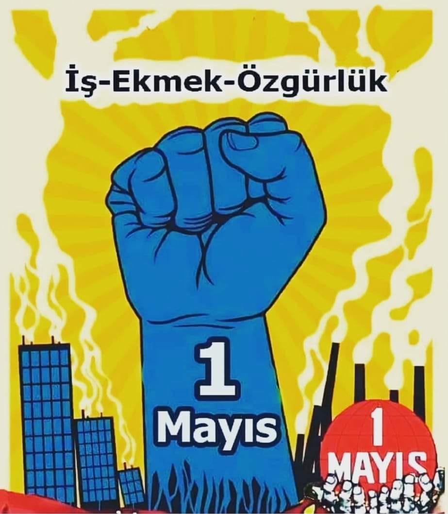 #Yarın_1Mayıs
Her sabah yeni bir gün doğar ufukta dağların doruklarında, emeğin baş tacı edildiği bir hayat yeşerir ufuklar da, Haksızlıkların, eşitsizliklerin, adaletsizliklerin ve ezilmenin olmadığı, emeğin sömürülmediği, aydınlık, eşit ve güzel bir dünyayı göreceğimiz günlerin