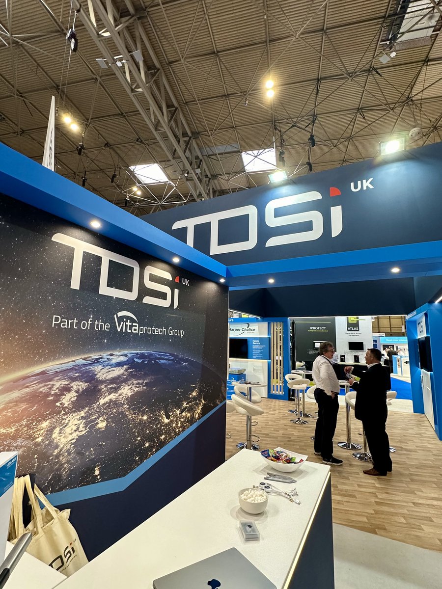 We're all set up and ready to go here at <a href="/SecurityEventUK/">The Security Event</a>!

Join us on Stand 5/G60 throughout the event alongside our <a href="/VITAPROTECH/">VITAPROTECH</a> sister company <a href="/HarperChalice/">Harper Chalice Group</a>  

⏩ The Security Event 2024
⚡ TDSi + Harper Chalice
✅ Stand 5/G60
📅 30 April - 02 May 2024
📍 The NEC, Birmingham