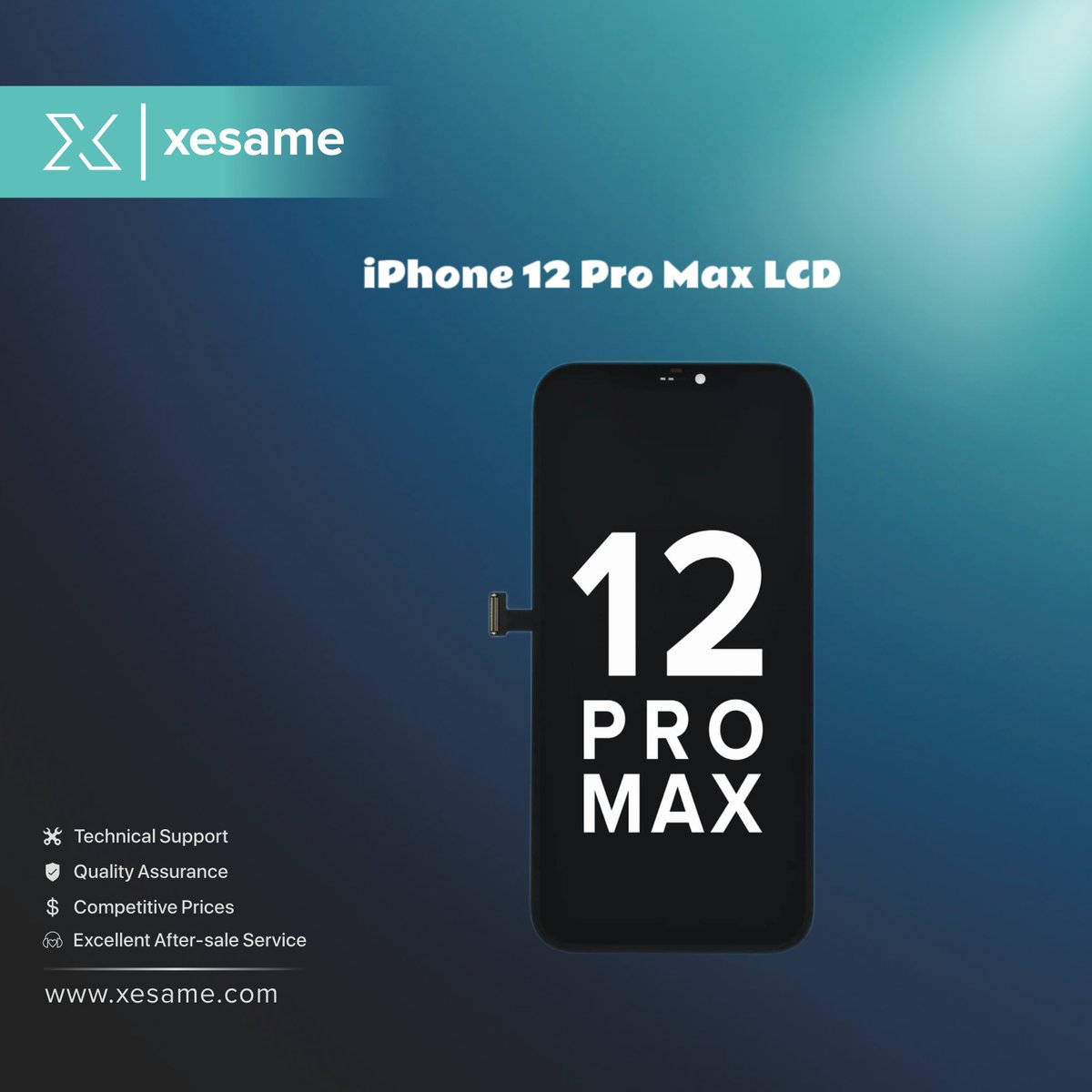 xesame_official's tweet image. Hot Selling iPhone 12 Pro Max LCD Screen for Replacements 📱

Original with Replaced Glass Panel price: $102.54
FOG price: $78.52

Email: info@xesame.com

#Apple #iPhone12ProMax #iPhoneLCD #iPhoneScreen #iPhoneRepair #iPhoneParts #iPhoneReplacement #iPhoneRefurbishing