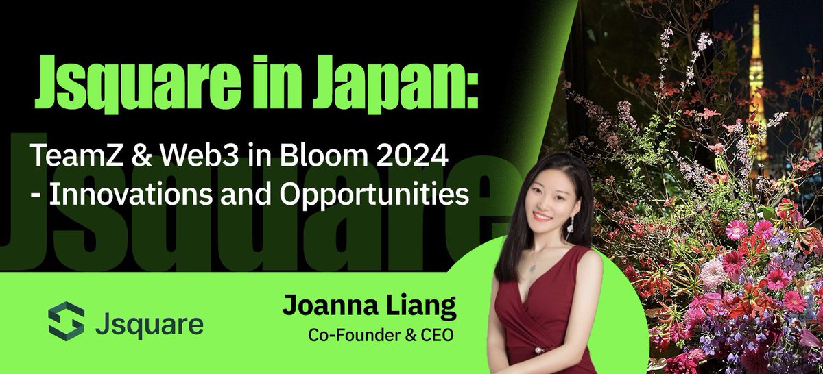 Why Jsquare spots Japan’s Web3 market as an investment target? 🇯🇵👀 Check out the freshest article written by @joanna_jsquare, CEO and Co-Founder of Jsquare, to find out the answers🔥👇🏻 Article link: shorturl.at/imxS9