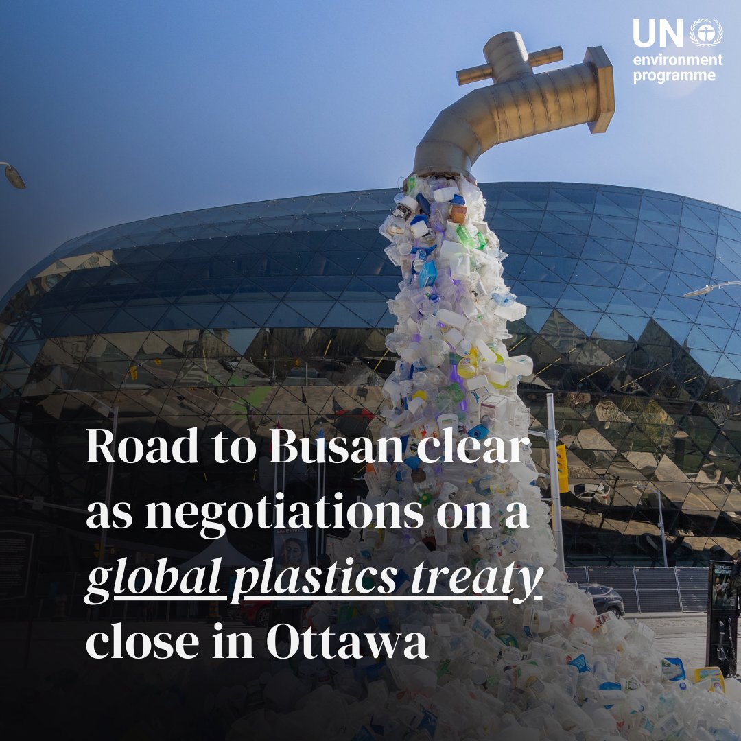 The #INC4 session in Ottawa has wrapped, setting a clear path to an ambitious #PlasticsTreaty. With progress on negotiations & future intersessional work agreed, strides are being made towards a legally binding agreement to #BeatPlasticPollution. 🔗See: unep.org/news-and-stori…