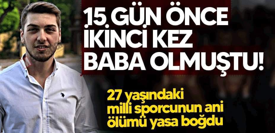 Sakarya Büyükşehir Belediyesi Karate Takımının 27 yaşındaki Milli Sporcusu Metehan Kabasakal, geçirdiği ani bir kalp krizi sonucu hayatını kaybetti. 30.04.2024