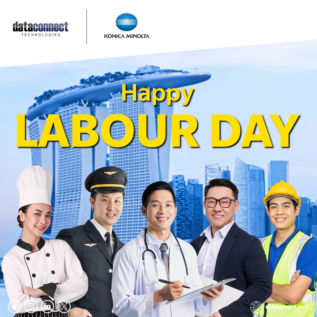 dataconnectt's tweet image. Happy Labour Day to all!

#DataConnectTechnologies hopes you enjoy this day of rest, relaxation, and enjoyment of the fruits of your labour.

#LabourDay #HappyLabourDay #Labor #LabourDay #Vacation #Singapore #LabourDay2024 #WorkerAppreciation #HardWorkPaysOff
