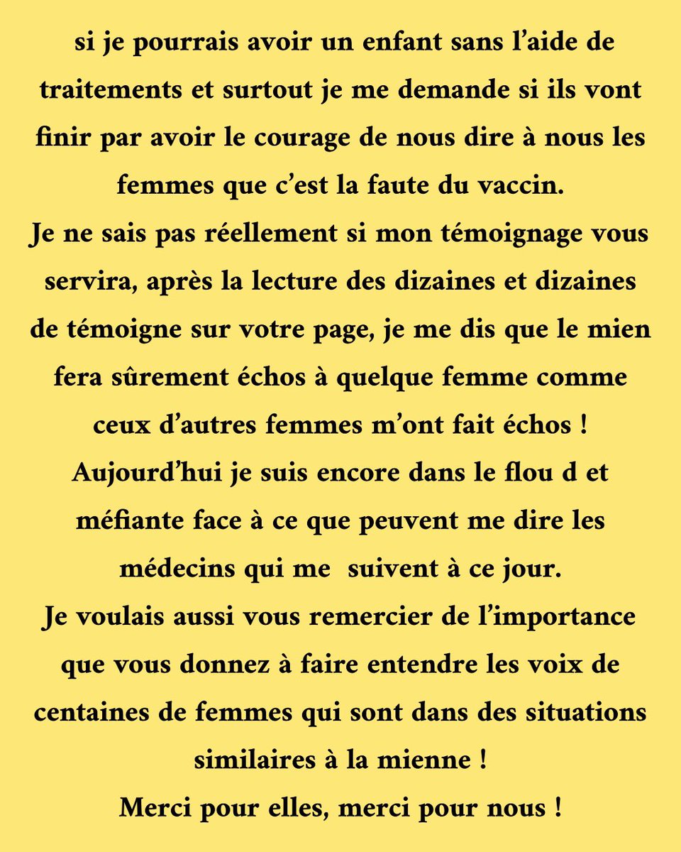 Injection et ménopause précoce … Témoignage 594 Merci beaucoup pour ton témoignage!  recensement de témoignages d’effets Indésirables du 💉sur le cycle menstruel/fertilité #ouestmoncycle
#dereglementhormonal #soutien #effetssecondaires #realnotrare