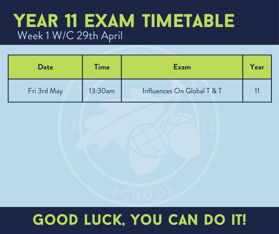 It is season exam, and we're here to support our students (and parents!) every step of the way. Don't forget to keep an eye on our social media for reminders posted the evening before each exam. Good luck everyone!💙