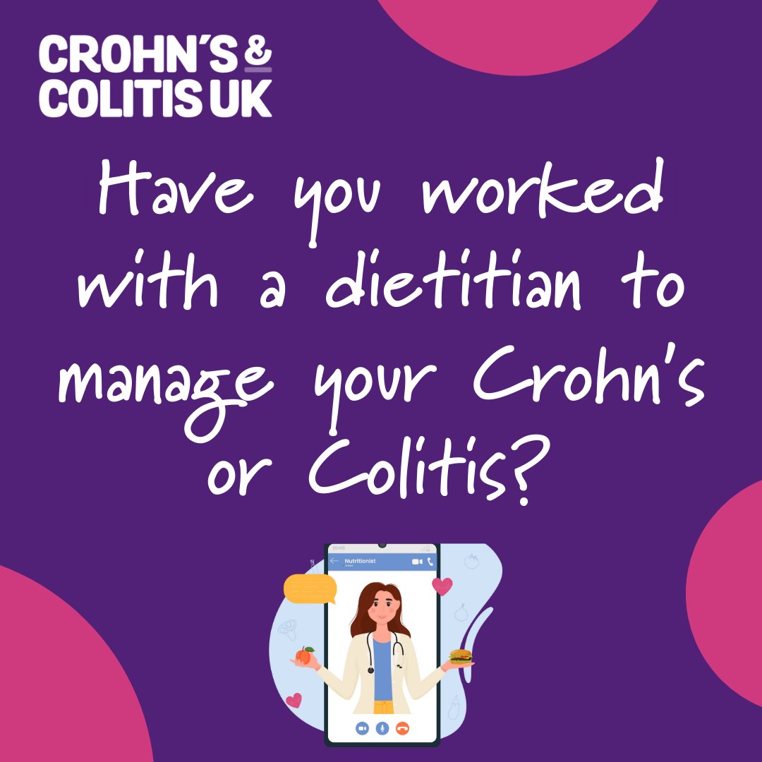 Have you worked with a dietitian to manage your Crohn’s or Colitis? We’d love to hear from you. If you’d be happy to share your experience with us for use as a blog or case study, please email brand@crohnsandcolitis.org.uk to get involved. #Crohns #Colitis #IBD