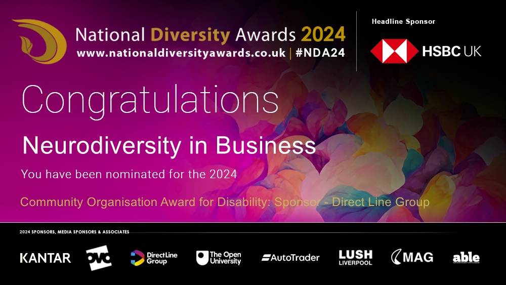 🙌 We are thrilled to announce that #TeamNiB has been nominated for the National Diversity Awards 2024 Community Organisation Award for Disability. 🎉 Vote for NiB today and let's continue to make a positive impact! 🎉 bit.ly/Vote-NIB-NDA24 @ndawards #nationaldiversityawards