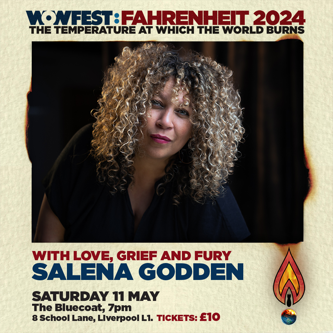 Join us at the Bluecoat next week as we host two brilliant events for WoWFEST: Farenheit 2024. Danny Morrison: The Dirty War Thu 9 May, 6:30pm - 8pm thebluecoat.org.uk/whatson/danny-… Salena Godden: Love, Grief and Fury Sat 11 May, 7pm - 8pm thebluecoat.org.uk/whatson/salena…