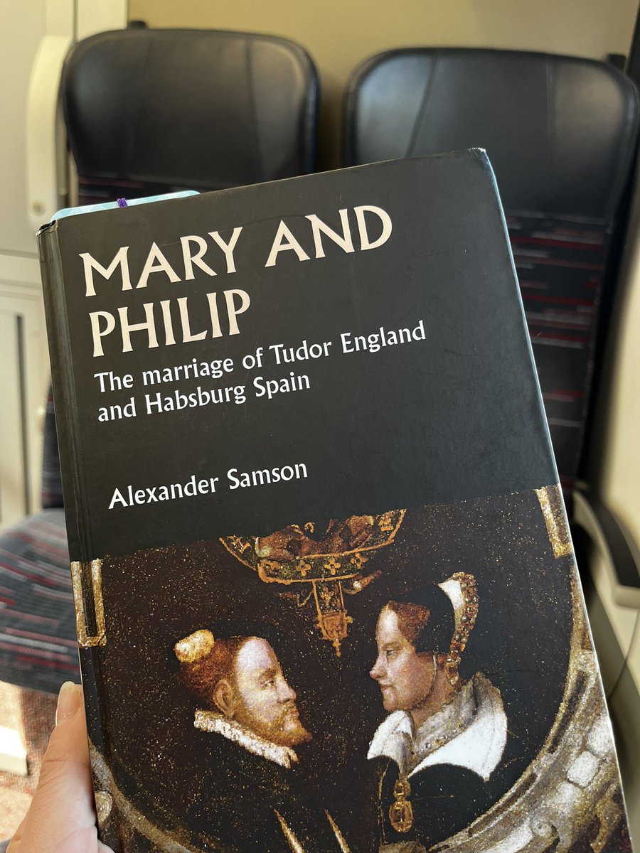 Off to London today for @TowerOfLondon (@HRP_palaces) and @BaronsCourt_W14/Rosamund Gravelle’s “Three Queens” this evening with @PStiffell 👑 I’m making good use of the train and Tube time to (re)read @samsonaws’ Mary and Philip 📖